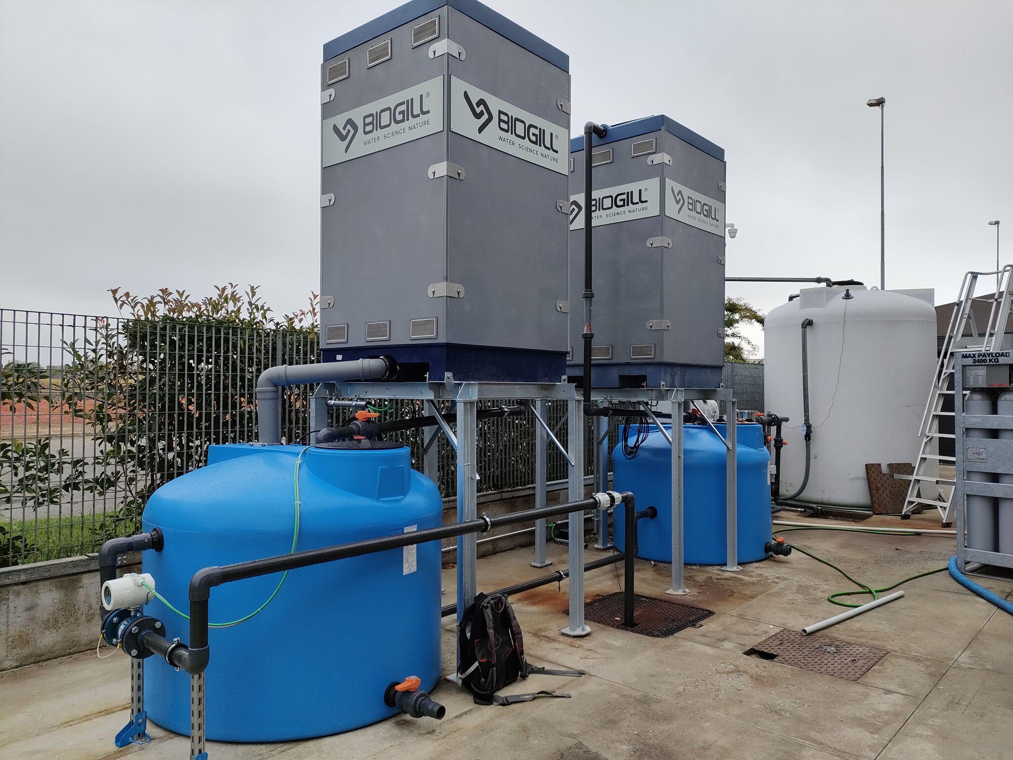 Impianto trattamento acque reflue Biogill